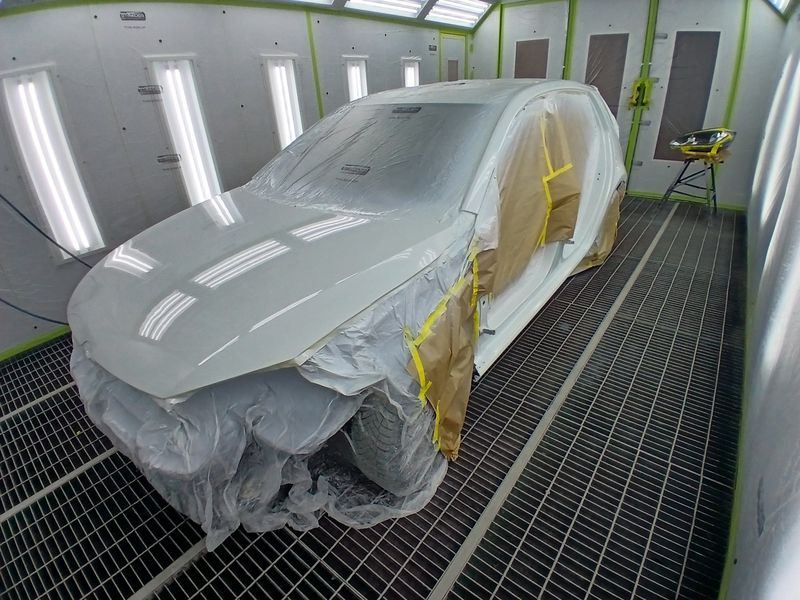 Auto värvimine värvikambris - teine nurk